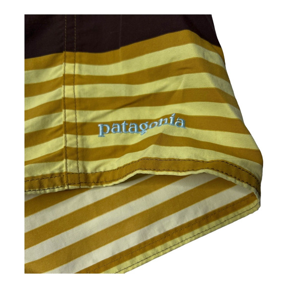 Patagonia Men's Stretch Planing Board Shorts Stripe Drawstring Size 32 - Picture 3 of 4